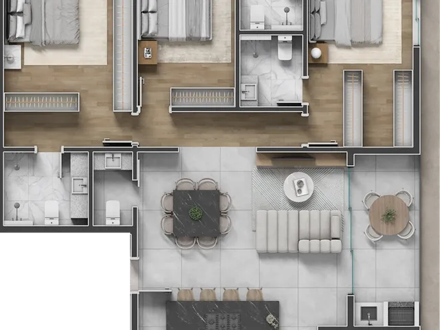 Imagem 6: Bioma - Bioma Apartamento com 3 dormitórios