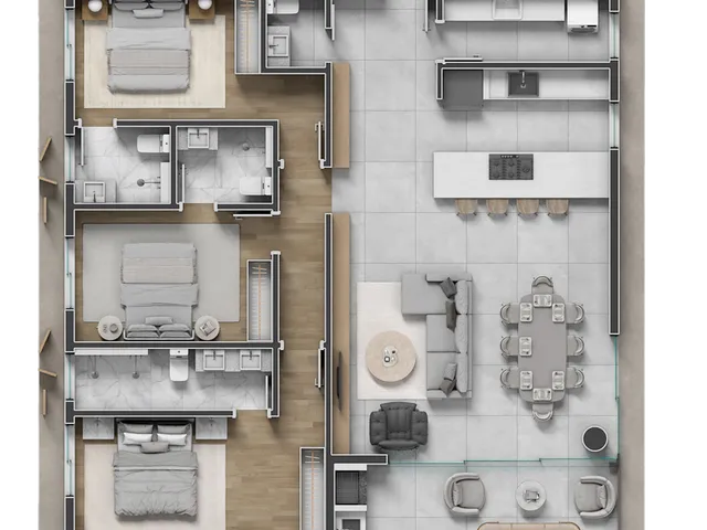 Imagem 9: Bioma - Bioma Apartamento com 3 dormitórios