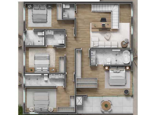 Imagem 15: Bioma - Bioma Apartamento com 3 dormitórios