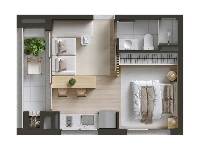Imagem 10: Zait - Zait Flat / studio com 1 dormitório