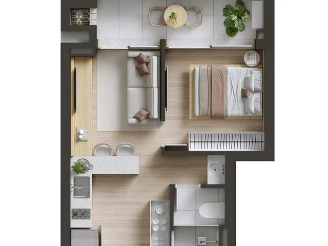Imagem 12: Zait - Zait Flat / studio com 1 dormitório