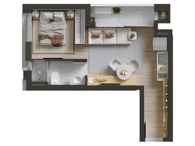 Imagem 13: Zait - Zait Flat / studio com 1 dormitório