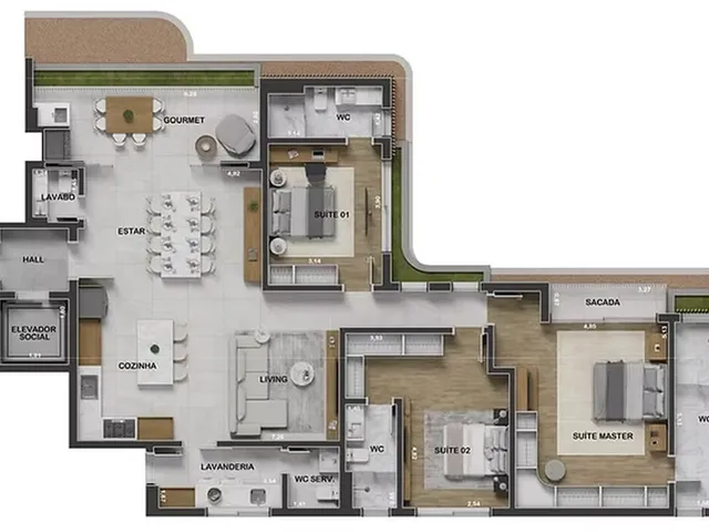 Imagem 4: APARTAMENTO RESIDENCIAL em Curitiba - PR, Ahú