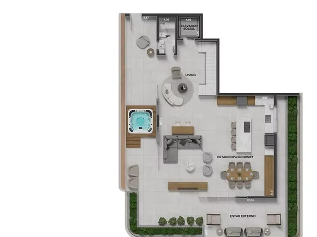 Imagem 14: APARTAMENTO RESIDENCIAL em Curitiba - PR, Ahú