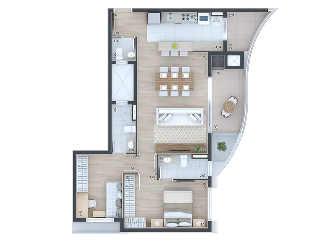 Imagem 3: APARTAMENTO RESIDENCIAL em Curitiba - PR, Ecoville