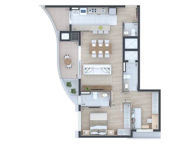 Imagem 4: APARTAMENTO RESIDENCIAL em Curitiba - PR, Ecoville