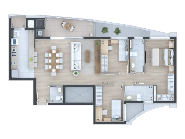 Imagem 6: APARTAMENTO RESIDENCIAL em Curitiba - PR, Ecoville