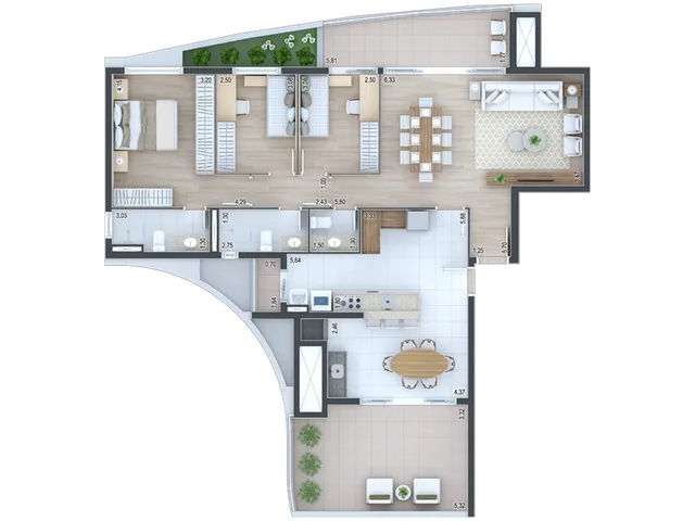 Imagem 12: APARTAMENTO RESIDENCIAL em Curitiba - PR, Ecoville