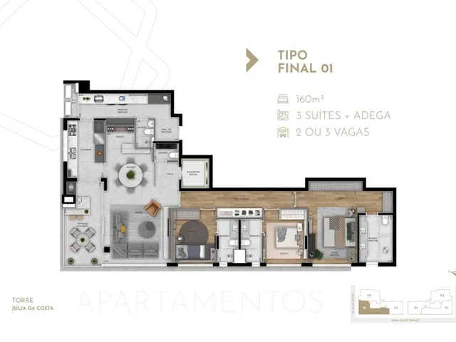 Imagem 5: Álamo - Álamo Apartamento com 3 dormitórios