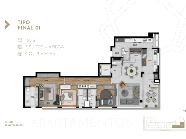 Imagem 6: Álamo - Álamo Apartamento com 3 dormitórios