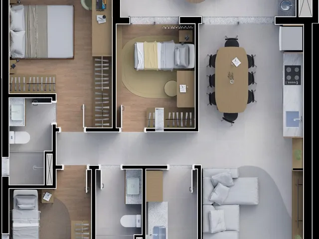 Imagem 3: APARTAMENTO RESIDENCIAL em Curitiba - PR, Água Verde