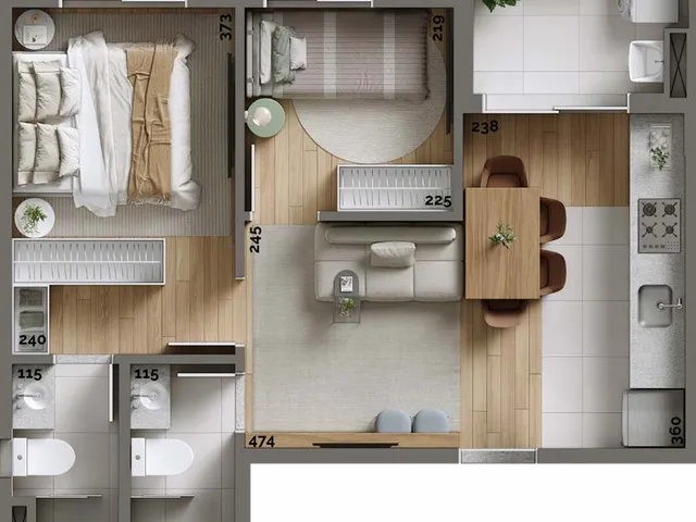 Imagem 7: Sorano - Sorano Apartamento com 2 dormitórios