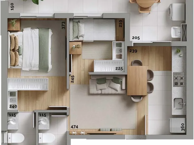 Imagem 10: Sorano - Sorano Apartamento com 2 dormitórios