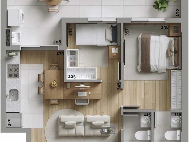 Imagem 11: Sorano - Sorano Apartamento com 2 dormitórios