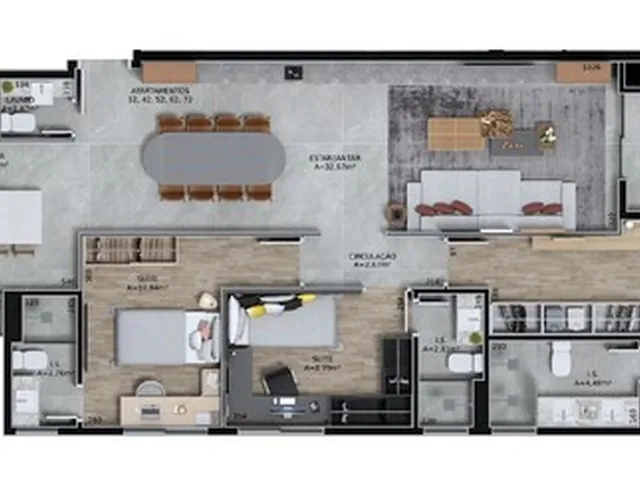 Imagem 7: Arte Acqua - Apartamento à venda no bairro Água Verde - Curitiba/PR