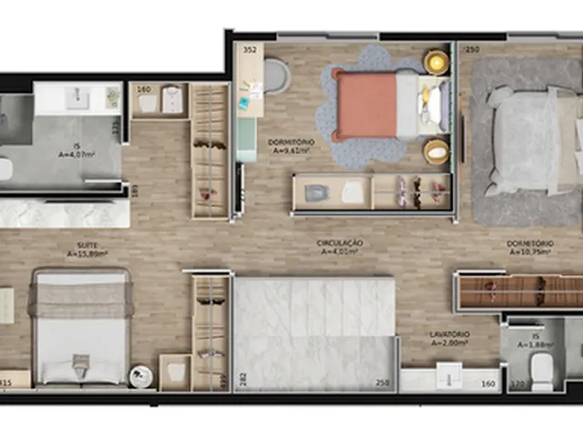 Imagem 9: Arte Acqua - Apartamento à venda no bairro Água Verde - Curitiba/PR