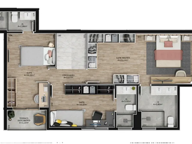 Imagem 16: Arte Acqua - Apartamento à venda no bairro Água Verde - Curitiba/PR
