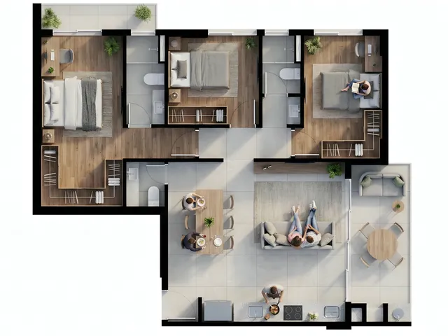 Imagem 14: APARTAMENTO RESIDENCIAL em Curitiba - PR, São Lourenço