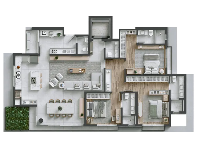 Imagem 2: Gries Apartamento com 3 dormitórios