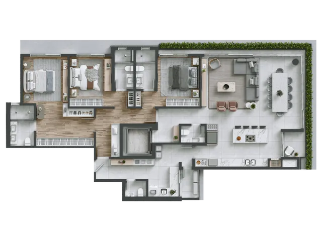 Imagem 4: Gries Apartamento com 3 dormitórios