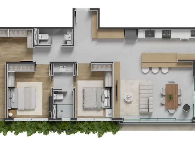 Imagem 5: Venda de Cobertura de Alto Padrão na Vila Izabel, Curitiba-PR: 3 Quartos, 1 Suíte, 3