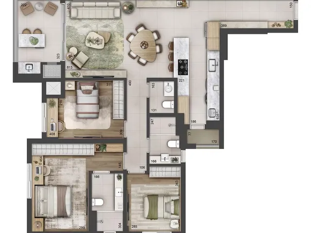 Imagem 4: Casa Constant Apartamento com 3 dormitórios