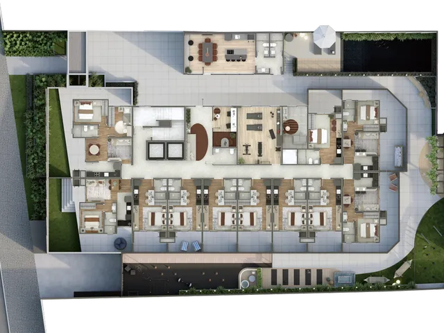 Imagem 5: Cobertura de Luxo no Centro de Curitiba: 1 quarto, 2 banheiros, 77,01m² - Oportunidade