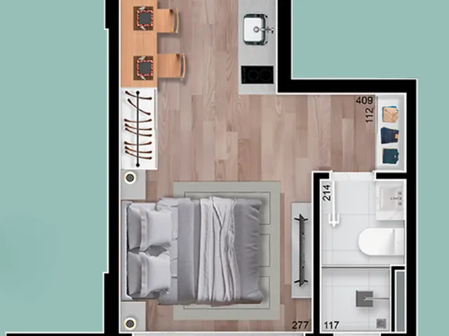 Imagem 15: COBERTURA RESIDENCIAL em Curitiba - PR, Mercês