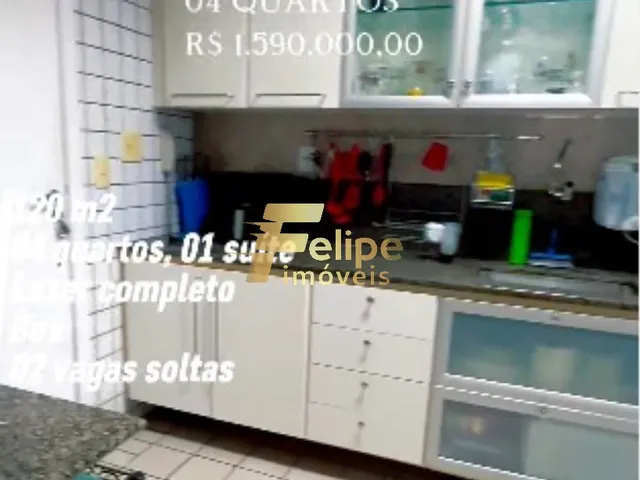 Imagem 11: BELÍSSIMO APARTAMENTO DE 04 QUARTOS, SENDO 01 SUÍTE, SOL DA MANHÃ, LAZER COMPLETO, À