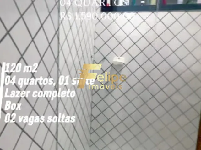 Imagem 16: BELÍSSIMO APARTAMENTO DE 04 QUARTOS, SENDO 01 SUÍTE, SOL DA MANHÃ, LAZER COMPLETO, À