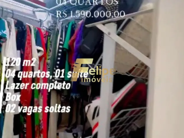 Imagem 2: BELÍSSIMO APARTAMENTO DE 04 QUARTOS, SENDO 01 SUÍTE, SOL DA MANHÃ, LAZER COMPLETO, À