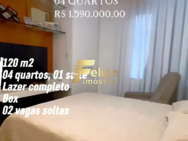 Imagem 5: BELÍSSIMO APARTAMENTO DE 04 QUARTOS, SENDO 01 SUÍTE, SOL DA MANHÃ, LAZER COMPLETO, À