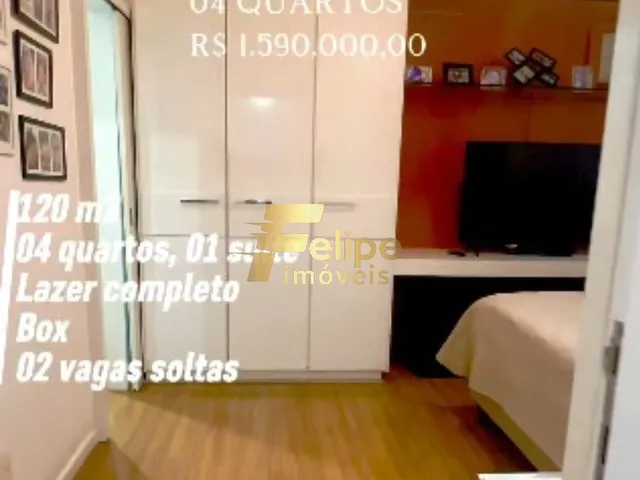 Imagem 6: BELÍSSIMO APARTAMENTO DE 04 QUARTOS, SENDO 01 SUÍTE, SOL DA MANHÃ, LAZER COMPLETO, À
