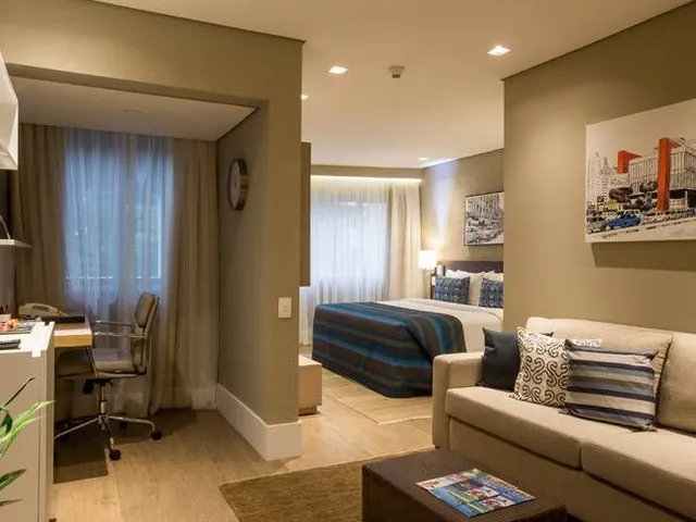 Imagem: Flat disponível para venda no Hotel Transamérica