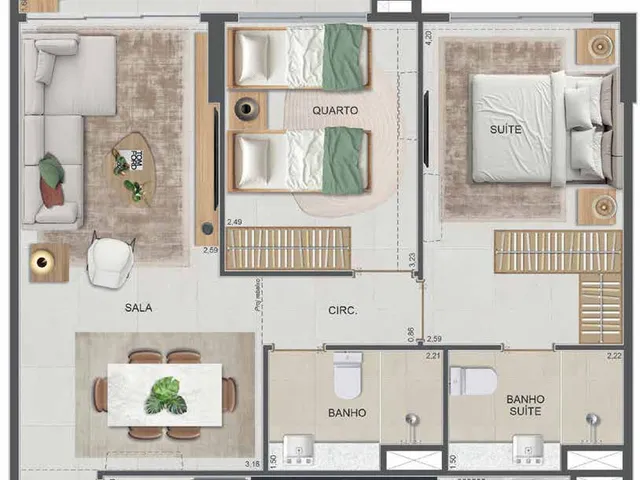 Imagem 8: SYMPHONY Casa com 2 dormitórios