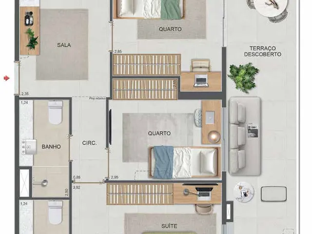Imagem 12: SYMPHONY Apartamento com 3 dormitórios
