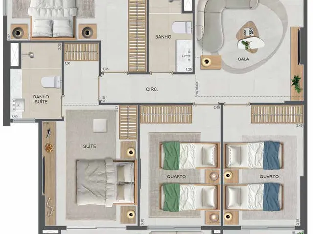 Imagem 8: SYMPHONY Casa com 3 dormitórios