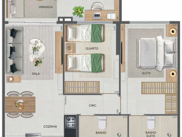 Imagem 6: SYMPHONY Casa com 3 dormitórios
