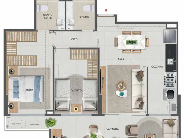 Imagem 12: SYMPHONY Casa com 3 dormitórios