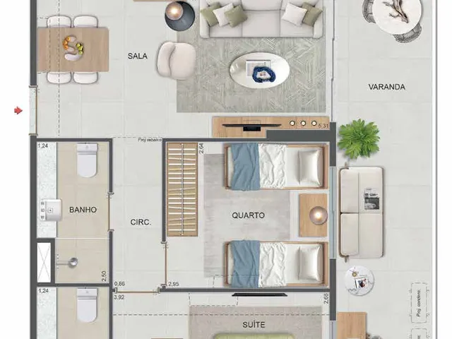 Imagem 7: SYMPHONY Apartamento com 3 dormitórios