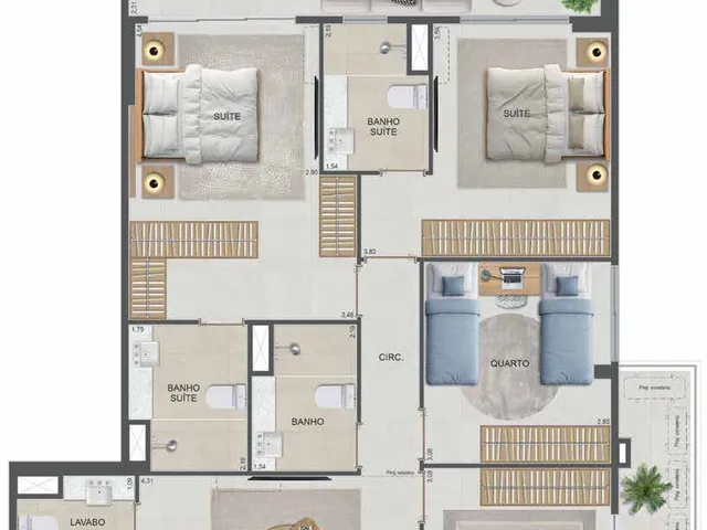 Imagem 12: SYMPHONY Apartamento com 3 dormitórios