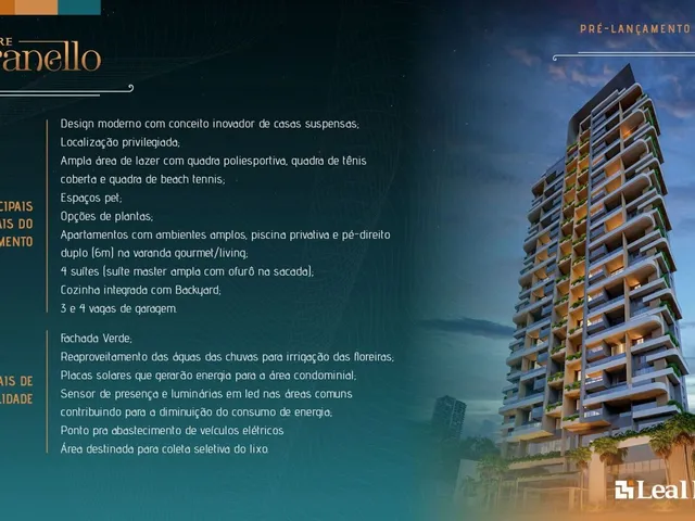 Imagem 9: Torre Maranello: Conforto total! Aptos com ofurô, 4 suítes e área de lazer completa