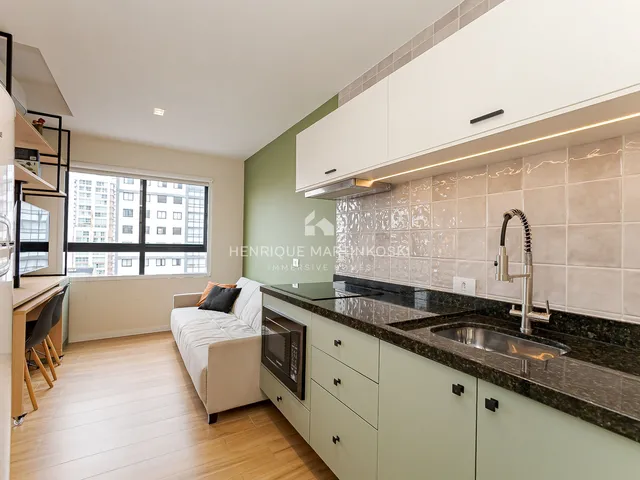 Imagem: Studio mobiliado no MUV Residence