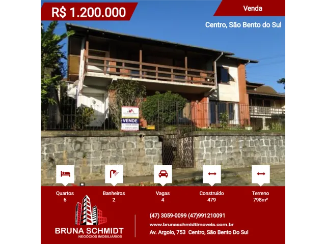 Imagem: Casa no Centro de São Bento do Sul - Sc