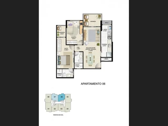 Imagem 7: Apartamento 3 Quartos para Venda em Itaparica Ed. Meliá