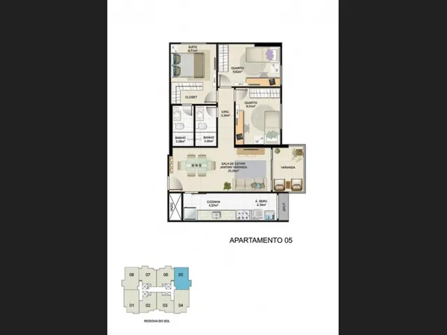 Imagem 15: Apartamento 3 Quartos para Venda em Itaparica Ed. Meliá