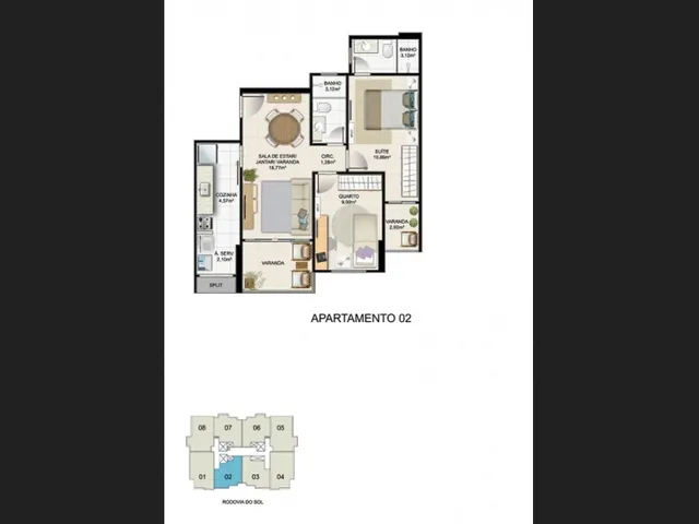 Imagem 8: Apartamento 3 Quartos para Venda em Itaparica Ed. Meliá