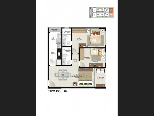 Imagem 14: Ed. Mar Cáspio Apartamento 2 Quartos para Venda em Praia de Itaparica Vila Velha Es
