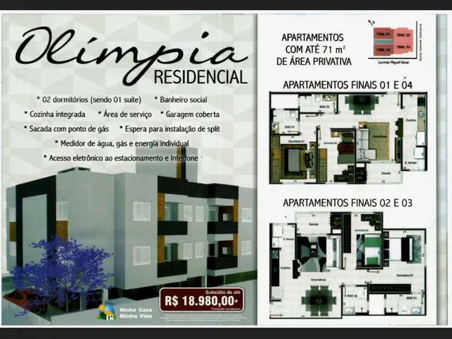 Imagem: Olimpia Milanese Criciúma Apartamento a
