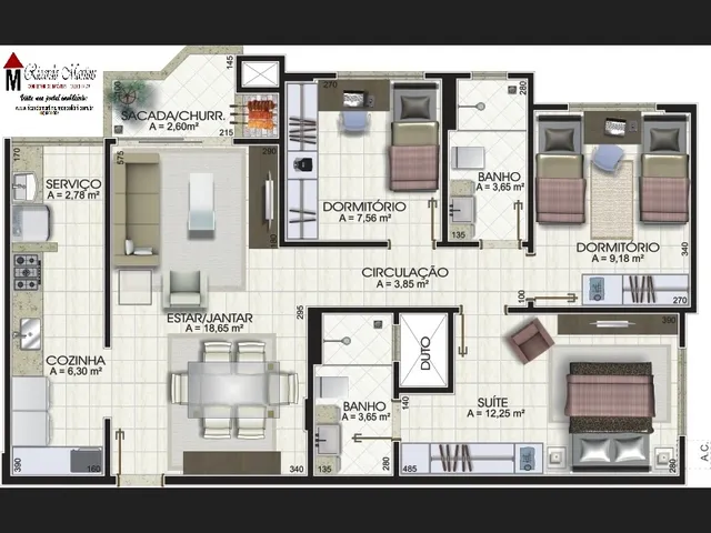 Imagem 11: Osterwick Michel Criciúma Apartamento a Venda